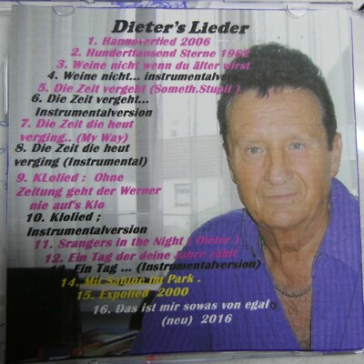 Geburtstags CD, Dieters Lieder ; mit Partyliedern u. Karaoke 15,00+1,50 Vers.