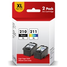 PG-210XL CL-211XL Ink Cartridges For Canon 210 PIXMA MX340 MX360 MP490 MP495