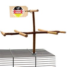 Sitzstangen Vogelzubehör für Vogelkäfig Wellensittich Nymphensittich Naturholz