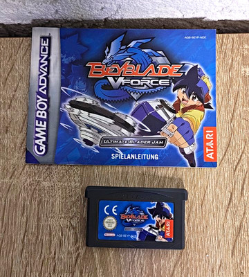 ATARI Beyblade VForce Ultimate Blader Jam Spielanleitung Deutsch für GBA