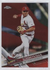 2017 Topps Chrome Red Refractor 2/5 Aledmys Diaz #88 b8h