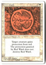 MTG Red Ward [4ED - ] LP 5-20