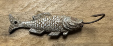 c.1870 French metal fishing lure   old sport bait tackle