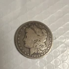 1893 Morgan Silver Dollar $1 G (Good) Carson City Mint Circulated