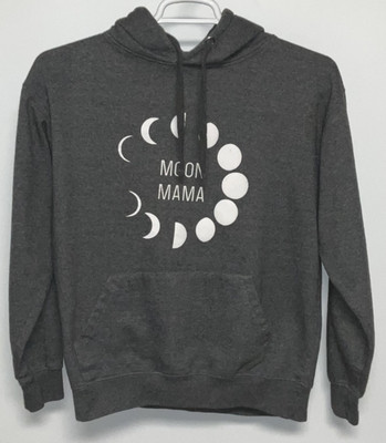 Moon Mama Hoodie Women's Medium Gray