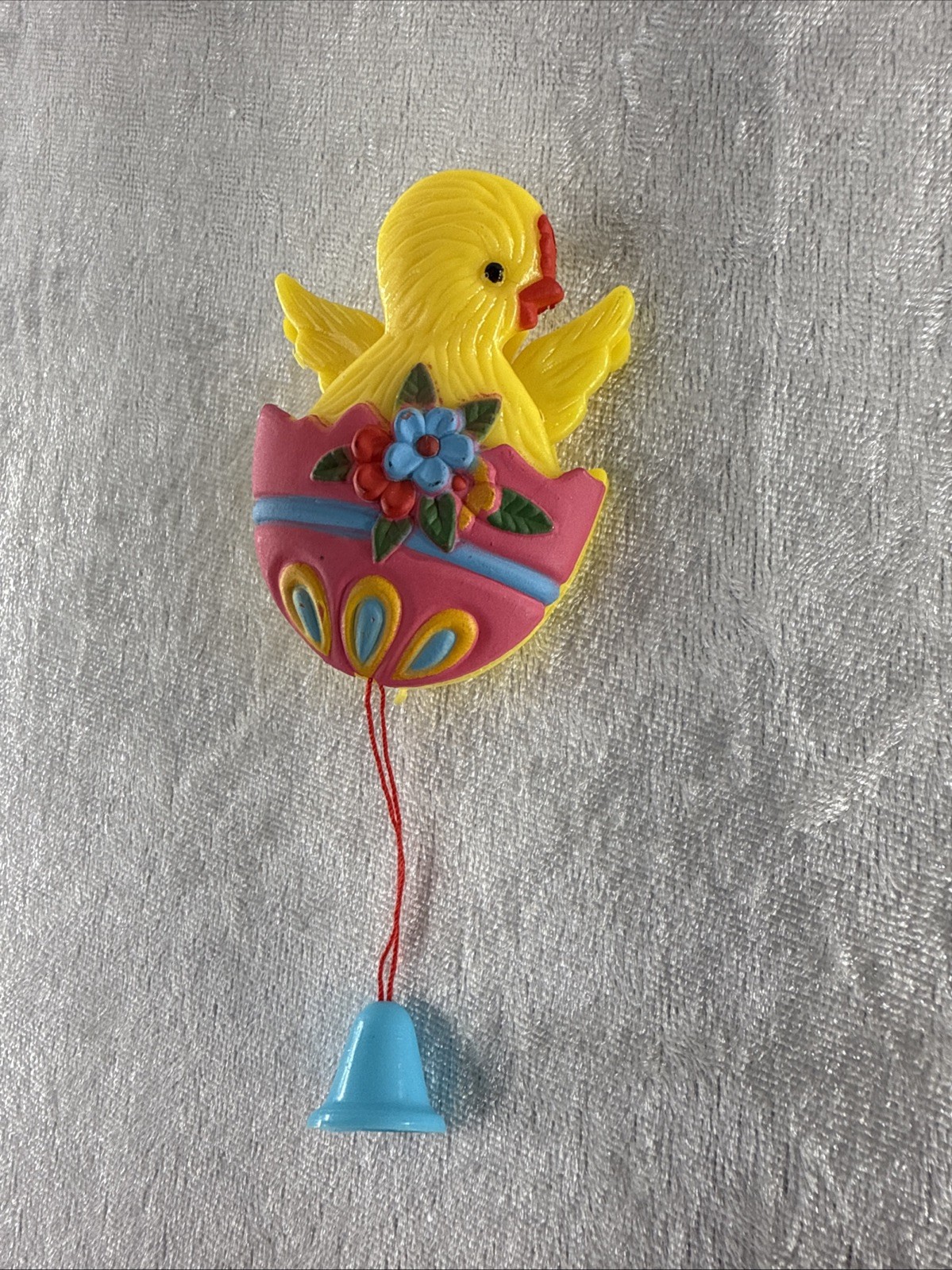 Vintage String Pull Moving  Mechanical Plastic Ch… - image 4