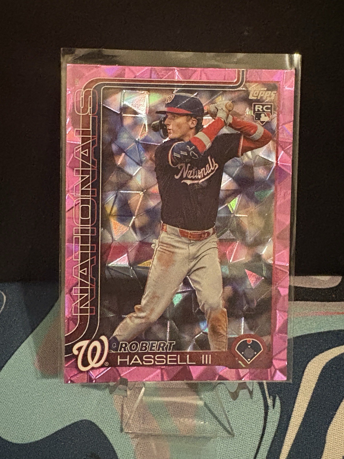 2025 Topps Update Series - Robert Hassell III #US109 Pink Diamante Foil (RC)