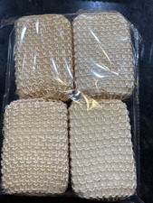 Natural Shower Bath Sponge Hand Scrubber Skin Care Body Exfoliating 1Pack ,4pcs