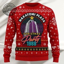 2025 Nakatomi Plaza Christmas Party 1988 Christmas Ugly Sweater