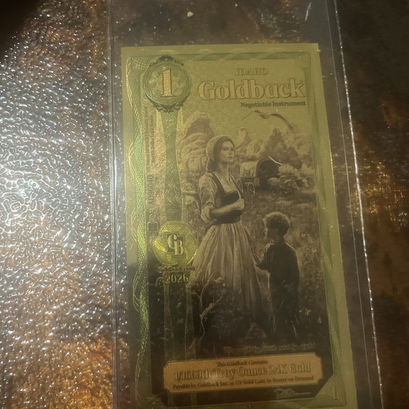 $1 Idaho Goldback