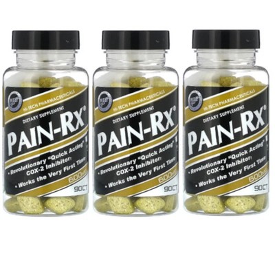 Hi-Tech Pharmaceuticals Pain-Rx (600 mg)   90 Tabs Each (Pack of 3)