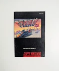 VTG 1990s F-Zero Super Nintendo SNES Instruction Booklet Manual Only