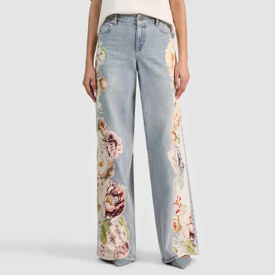 Alice+Olivia 2026SS AMAZING EMBROIDERED JEAN $ 595 Size 27