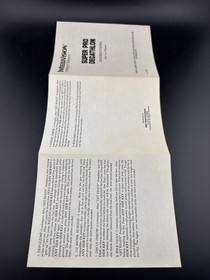 Super Pro Decathlon - Intellivision - w/ Manual - Tested & Works