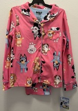 Girls Bluey Pink LS Pajama Set Size L 10/12 - New w/tags