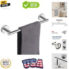 Bath Towel Bar, Thicken Stainless Steel Shower Towel Rack Holder Wall Mounted...