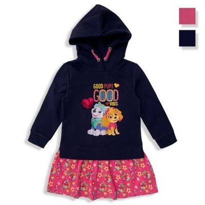 Nickelodeon Paw Patrol Mädchen Kleid Baumwoll gedruckt Sweatshirt 5582