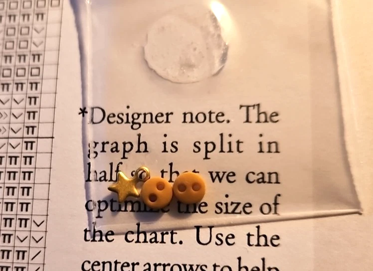 Heart in Hand - HARVEST TINY TOWN - Cross Stitch Chart w/Linen, embellishments - Image 3 of 3