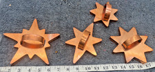vintage michael bonne copper star cookie cutter lot country living 1996 huge!