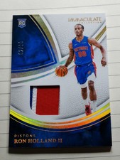 2024-25 Panini IMMACULATE RON HOLLAND II 2/10 Gold PATCH RC ROOKIE