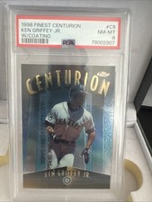 1998 Topps Finest - Centurions Ken Griffey Jr W/coating #C5 /500! PSA 8!