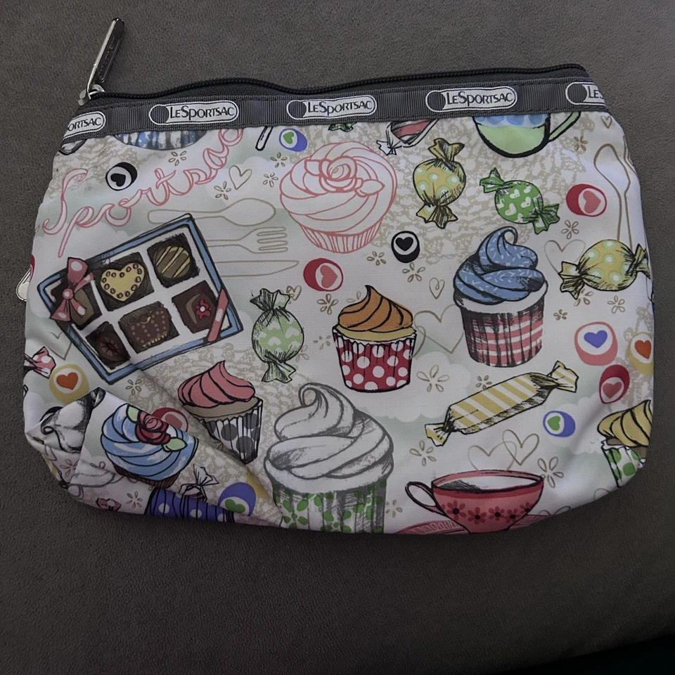 Bolsa de cosméticos Lesportsac cierre con cremallera y bolsillo frontal  Foto 4 de 4