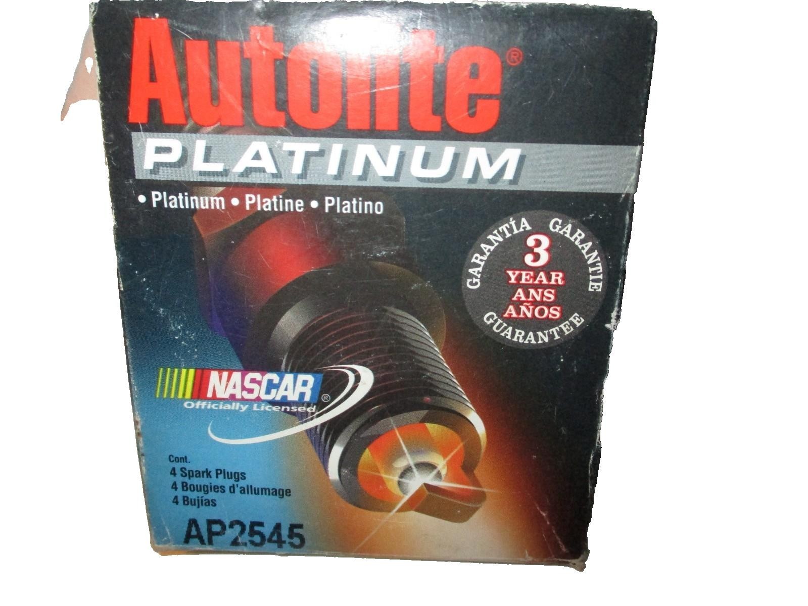 Autolite Platinum AP2545 Automotive Replacement Spark Plugs 4 Pack