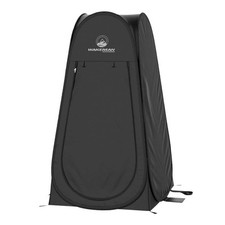 Portable Pop Up Shower Tent Changing Room Camp Toilet Privacy Shelter Black