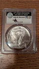 1992 Silver Eagle PCGS MS70 JOHN MERCANTI signed - Rare Low POP 88