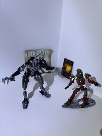 Lego BIONICLE  Toa Lhikan & Kikanalo Set 8811  Incomplete Set with manual