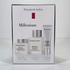 Elizabeth Arden Millenium 3 Piece Set Kit Day Night Eye Renewal Cream Emulsion