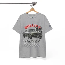 Bullitt 68 Mustang GT Tee | Classic Muscle Car Shirt