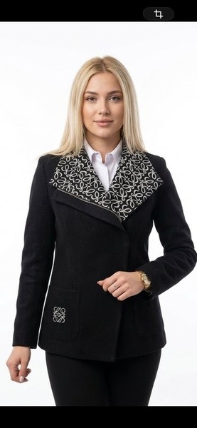 Women Loewe Coat Black
