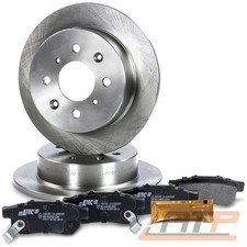 BREMSSCHEIBEN VOLL Ø239 + BREMSBELÄGE HINTEN FÜR HONDA JAZZ 02-08 CIVIC 6 99-01 BREMSSCHEIBEN VOLL Ø239 + BREMSBELÄGE HINTEN FÜR HONDA JAZZ 02-08 CIVIC 6 99-01