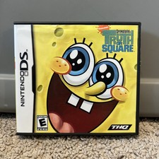SpongeBob  s Truth or Square Nintendo DS Cartridge And Box
