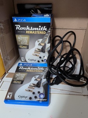 Rocksmith 2014 Edition Remastered (PlayStation 4, 2016) Complete With Cable