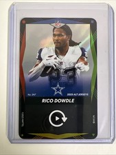 2025 UNO Elite NFL Alternate Jersey Wild Card Rico Dowdle Cowboys FOIL #047