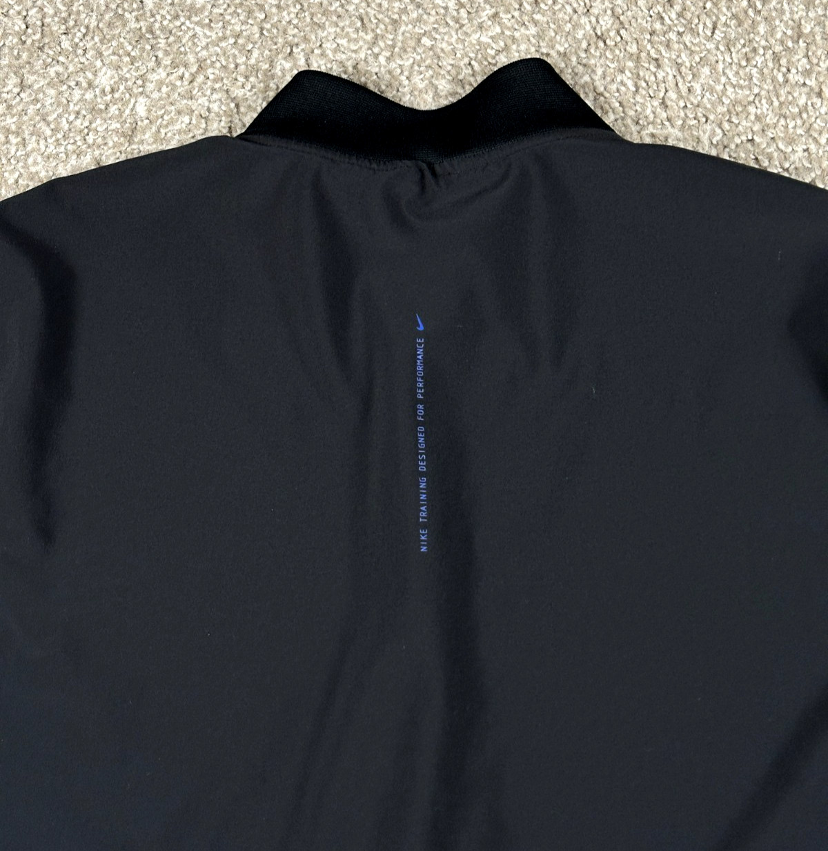 Nike Jacket Mens Medium Black Solid Full Zip Trac… - image 8