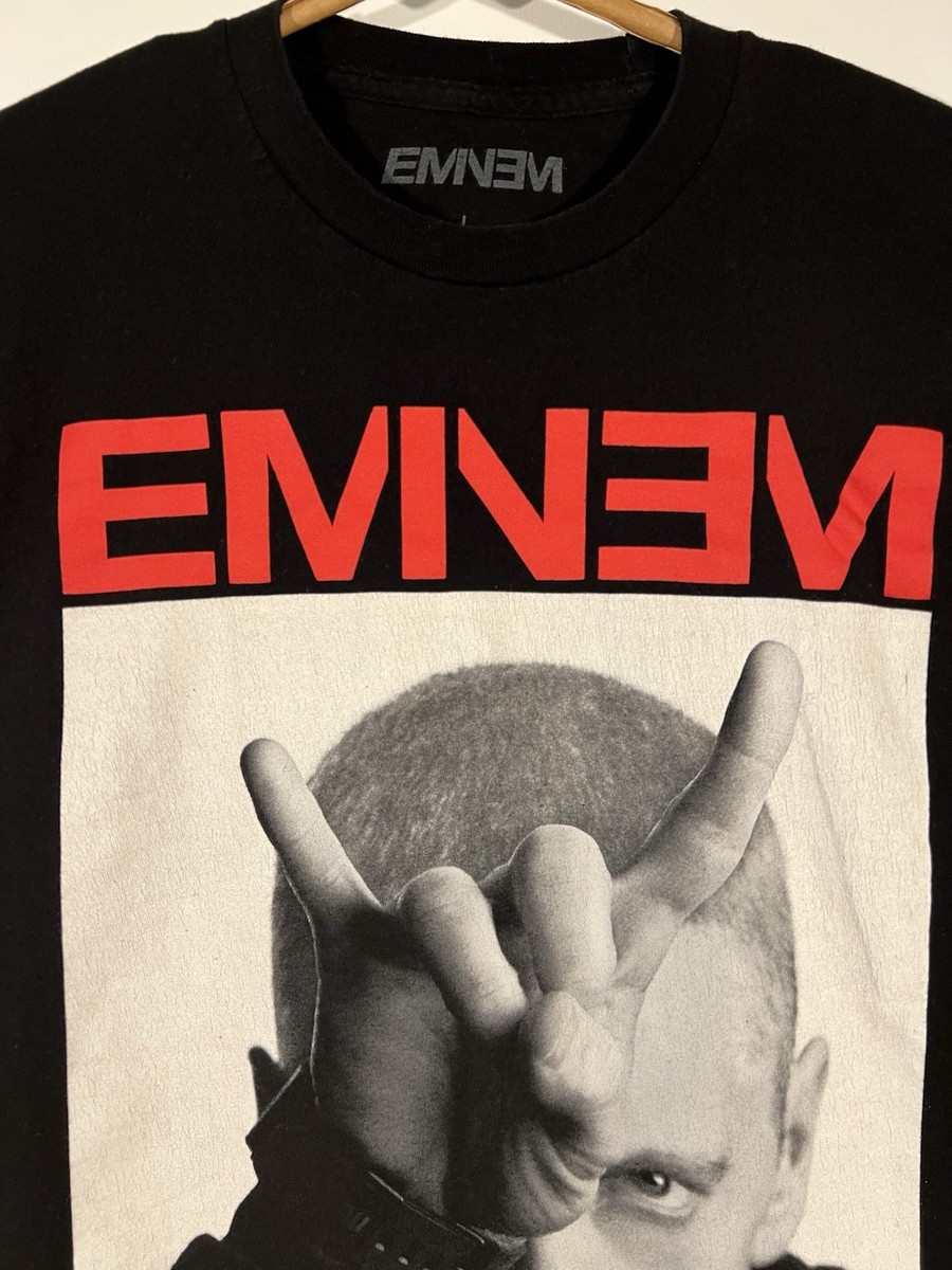 Eminem 2014 Monster Tour Devil Horns Black T-Shirt VTG Tee Shirt