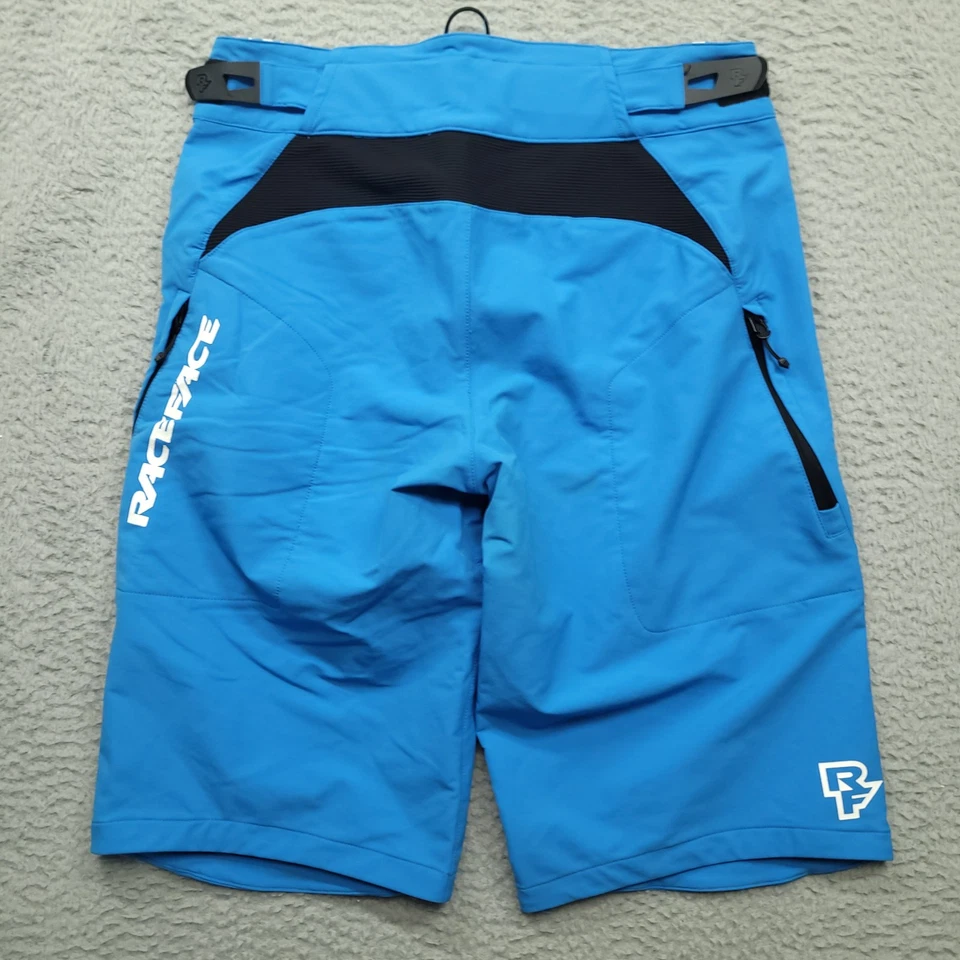 Race Face Indy Vented Bike Shorts Men's M Adjustable Waist Zipper Pocket - Image 2 of 4