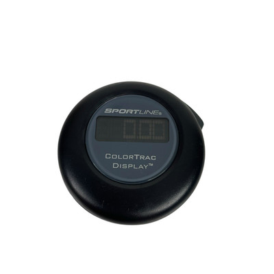 Sportline ColorTrac Max Calorie Burn Pedometer Bright Display Steps+Distance Blk