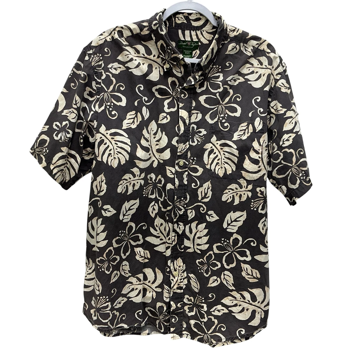 David Taylor Hawaiian Casual Button-Down Shirts for Men for sale 