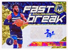 2019-20 Mosaic Jaylen Nowell Fast Break Autograph Gold Auto Rc #FB-JNW (07/10)
