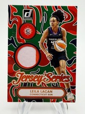 2026 WNBA Donruss LEILA LACAN Green Jersey Series Patch /99 #JS-LL Connecticut