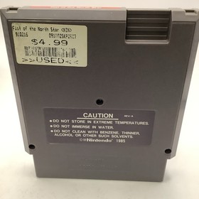 Fist of the North Star NES Video Game Classic Retro Action Game Only