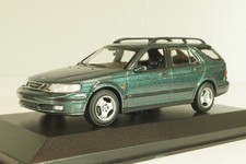 SAAB 9-5 break 1999, dark green metallic, 940170811, Maxichamps 1:43