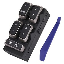 Front Left Driver Side Power Master Window Switch Compatible with Lincoln