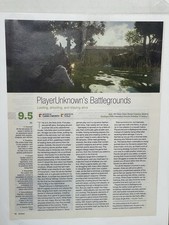 PUBG PlayerUnknown Battlegrounds Magazine Review Page Poster Art PC Game