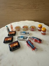 Zuru Mini Brands Fill The Fridge Lot Of 14 Pieces fish lamb lobster fruit etc
