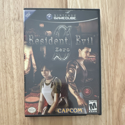 Resident Evil Zero Nintendo GameCube Manual M NTSC-U/C 2002 2 Discs